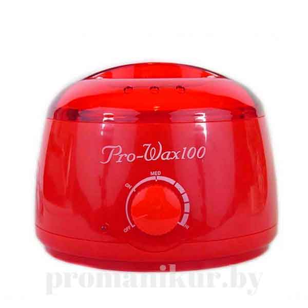 Воскоплав баночный для депиляции Pro-Wax 100 (Красный)